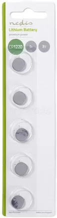 Photo de Pack blister de 5 piles boutons 3V (CR1220)