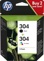 Photo de Pack Cartouches d'encre HP 304 (Noir + Couleurs)