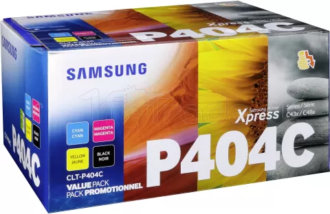 Photo de Pack de Toner Samsung SL-C430/C480 (Noir/Jaune/Cyan/Magenta) - 1500 pages