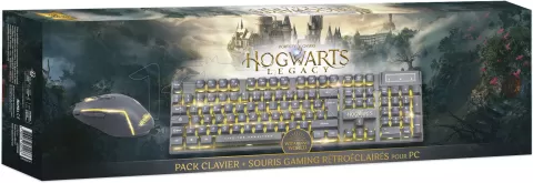 Photo de Pack Gamer 2 en 1 (Clavier/Souris) Freaks & Geeks Harry Potter Hogwarts Legacy (Noir)