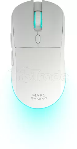 Photo de Pack Gamer 3en1 (Calvier/Souris/Tapis) Mars Gaming MCPWTKL (Blanc)
