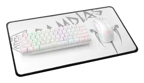 Pack Gamer 3en1 (Clavier/Souris/Tapis) Gamdias Hermes E4 RGB (Blanc) pour  professionnel, 1fotrade Grossiste informatique