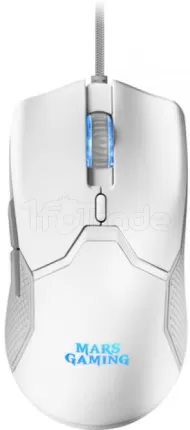 Photo de Pack Gamer 3en1 (Clavier/Souris/Tapis) Mars Gaming MCPX RGB (Blanc)