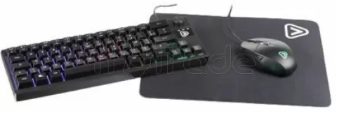 Photo de Pack Gamer 3en1 (Clavier/Souris/Tapis) OnLan PG-7 (Noir)