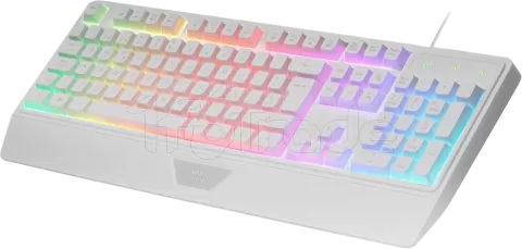 Photo de Pack Gamer 4en1 (Clavier/Souris/Casque/Tapis) Mars Gaming MCP-124 Pro (Blanc)