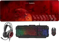 Photo de Pack Clavier - Souris Mars Gaming MCPRGB2