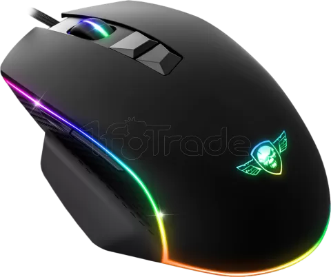 Photo de Pack Gamer 4en1 (Clavier/Souris/Casque/Tapis) Spirit of Gamer Ultimate 300 RGB (Noir)