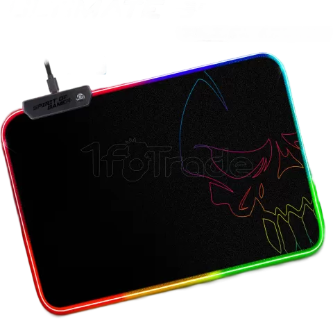 Photo de Pack Gamer 4en1 (Clavier/Souris/Casque/Tapis) Spirit of Gamer Ultimate 300 RGB (Noir)
