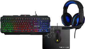 Photo de Pack Clavier - Souris The G-Lab Combo Argon Evolution