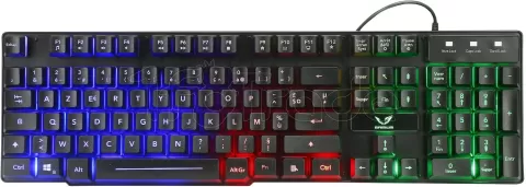 Photo de Pack Gamer 4en1 (Clavier/Souris/Casque/Tapis) We Gamium RGB (Noir)