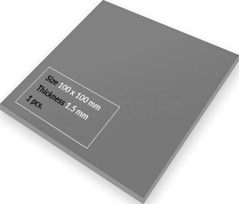 Photo de Pad Thermique Thermal Arctic TP-4 100x100x1.5mm (Gris)