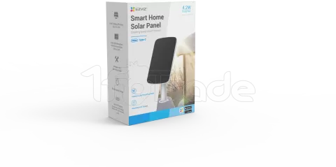 Photo de Panneau solaire Ezviz Panel-F pour Caméra (Blanc)