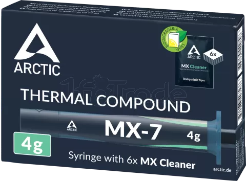 Photo de Pâte Thermique Arctic MX-7 - 4g avec nettoyants