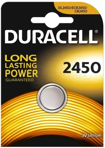 Photo de Pile lithium Duracell type (CR2450) 3V