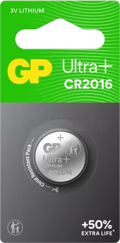 Photo de Pile plate GP Batteries Ultra Plus CR2016