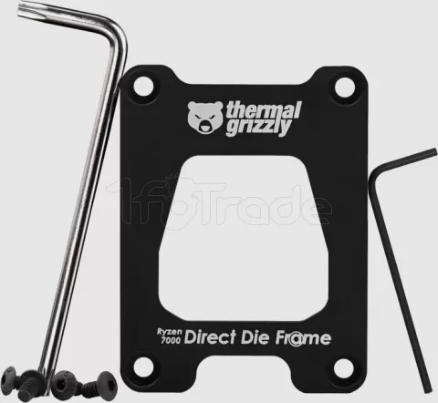 Photo de Plaque arrière Thermal Grizzly AMD Ryzen 7000 Direct Die Frame