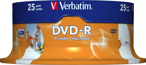 Photo de Plate DVD Verbatim 43538 (4 7GB; x16; 25pcs; Cake)