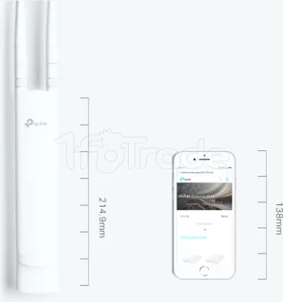 Photo de Point d'accès extérieur WiFi TP-Link Omada EAP113-Outdoor (300N)