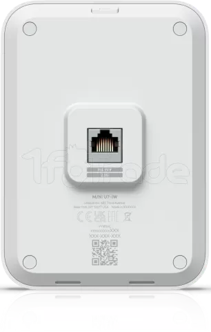Photo de Point d'accès mural WiFi Ubiquiti UniFi U7 In-Wall (Blanc)