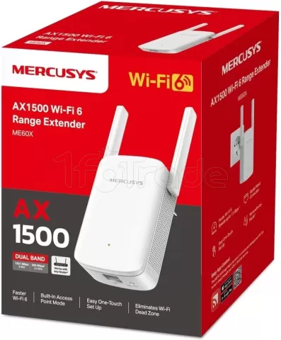 Photo de Point d'Accès Répéteur WiFi Mercusys ME60X (AX1500)