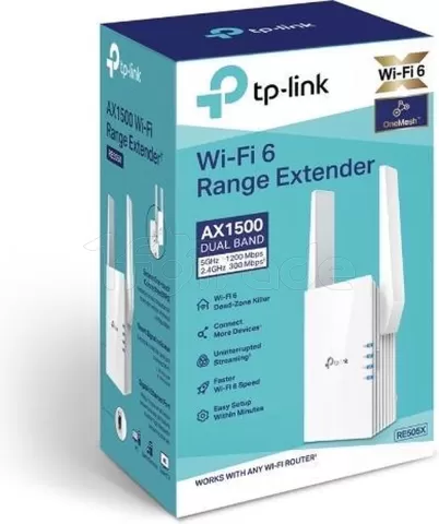 Photo de Point d'accès Répéteur WiFi Mesh TP-Link RE505X (AX1500)