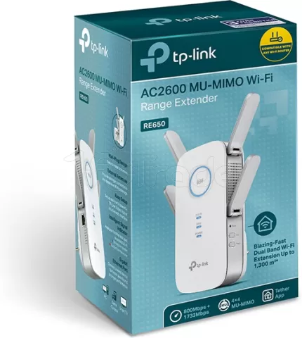 Photo de Point d'Accès Répéteur Wifi TP-Link RE650 (AC2600)