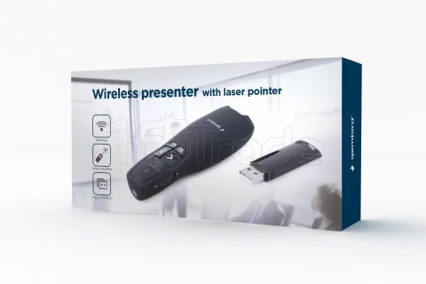 Photo de Pointeur Laser sans fil Gembird (Noir)