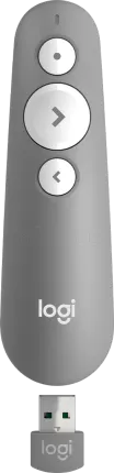 Photo de Pointeur Laser sans fil Logitech R500s (Gris)