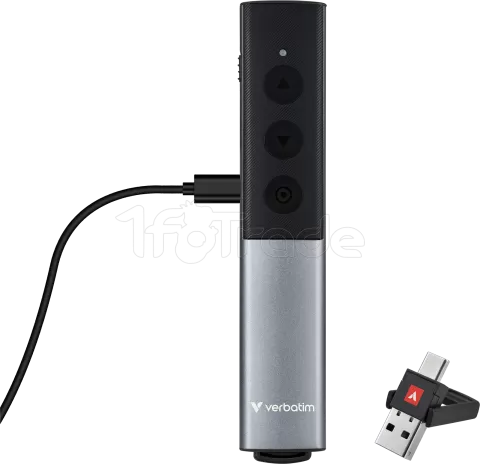 Photo de Pointeur Laser sans fil Verbatim Agenda Wireless Presenter (Noir)