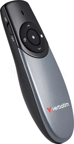 Photo de Pointeur Laser sans fil Verbatim Focus Wireless Presenter (Gris)