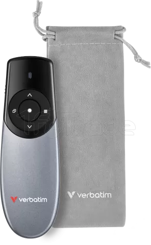 Photo de Pointeur Laser sans fil Verbatim Focus Wireless Presenter (Gris)