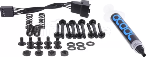 Photo de Pompe Watercooling avec waterblock CPU Alphacool Eisball LT Solo (Noir)
