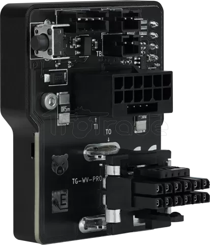 Photo de Prise 1x 12VHPWR Thermal Grizzly WireView Pro GPU Normal avec mesure de la consommation
