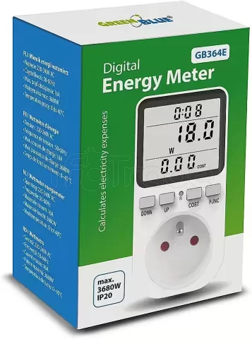 Photo de Prise GreenBlue GB364 avec mesure de consommation