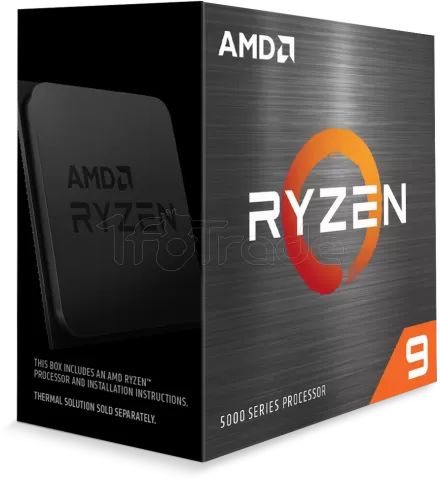 Photo de Processeur AMD Ryzen 9 5900X Socket AM4 (3,7 Ghz) (Sans iGPU)