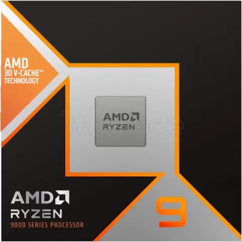 Photo de Processeur AMD Ryzen 9 9900X3D (5,2 Ghz) AM5