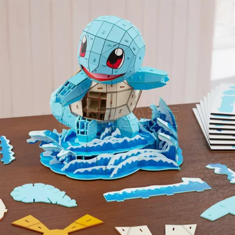 Photo de Puzzle 4D Build Pokemon - Carapuce (180 pièces)