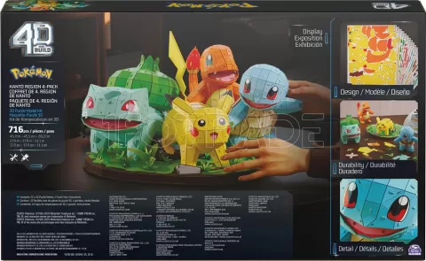 Photo de Puzzle 4D Build Pokemon - Diorama Region Kanto (716 pièces)