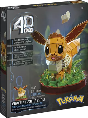 Photo de Puzzle 4D Build Pokemon - Evoli (238 pièces)