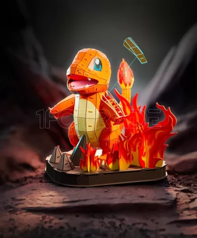 Photo de Puzzle 4D Build Pokemon - Salameche (241 pièces)