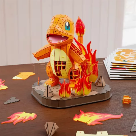 Photo de Puzzle 4D Build Pokemon - Salameche (241 pièces)