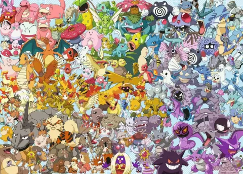 Photo de Puzzle Ravensburger - Challenge : Pokémon (1000 pièces)