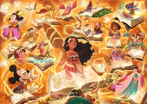 Photo de Puzzle Ravensburger - Disney Lorcana Ambre (1000 pièces)