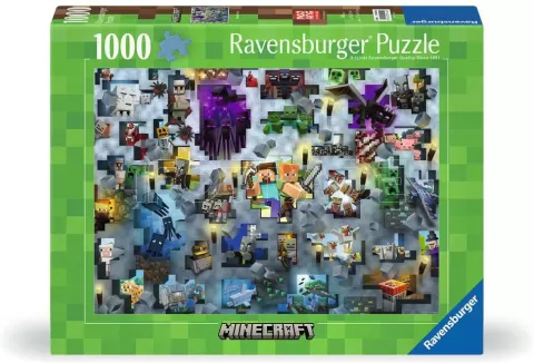 Photo de Puzzle Ravensburger - Minecraft (1000 pièces)