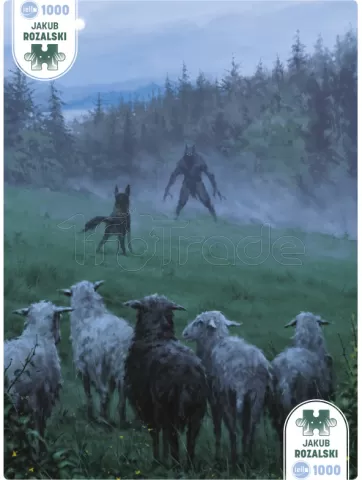Photo de Puzzle Signature - Jakub Rozalski : Moutons (1000 pièces)