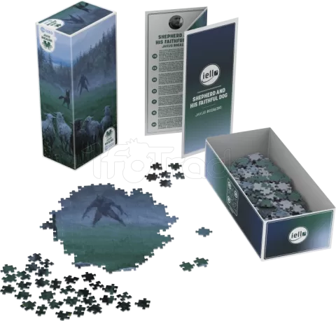 Photo de Puzzle Signature - Jakub Rozalski : Moutons (1000 pièces)