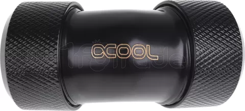 Photo de Raccord à 45° à compression pour Tube Ø16mm Alphacool Eiszapfen (Noir)