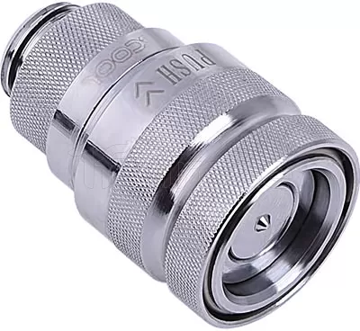 Photo de Raccord autobloquant Alphacool Eiszapfen Quick Release Femelle G1/4 (Argent)