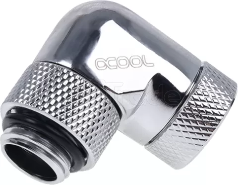 Photo de Raccord coudé pour G1/4 Alphacool Eiszapfen (Argent)