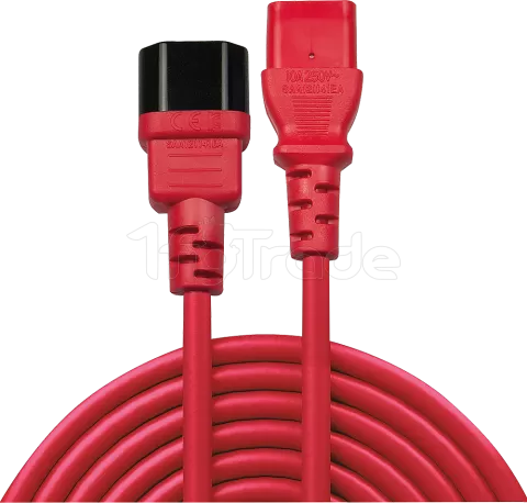 CORDON ALIMENTATION 2P+T PC- ECRAN ET ONDULEUR IEC C13 / IEC C14